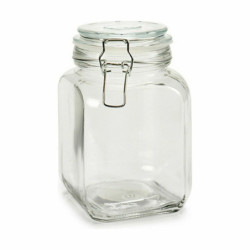 Jar Hermetically sealed Silver Aluminium 1,2 L 11 x 17 x 11 cm (24 Units)