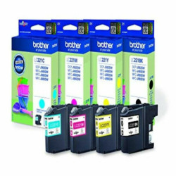 Original Ink Cartridge Brother LC-221VALBP White