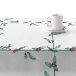 Stain-proof resined tablecloth Belum White Christmas 200 x 180 cm