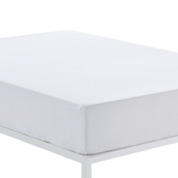 Fitted sheet Alexandra House Living White 120 x 190/200 cm