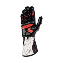 Karting Gloves OMP KS-2 Art S White Black