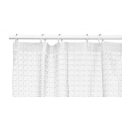 Shower Curtain Frames Transparent Polyethylene EVA 180 x 180 cm (12 Units)