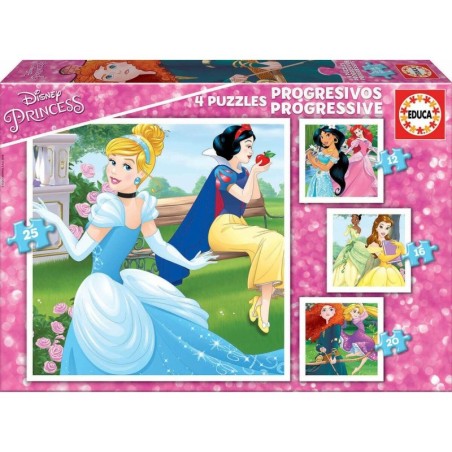 4-Puzzle Set   Disney Princess Magical         16 x 16 cm