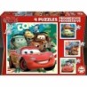 4-Puzzle Set   Cars Let's race         16 x 16 cm