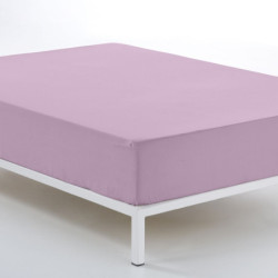 Fitted bottom sheet Alexandra House Living Light mauve 135/140 x 200 cm