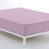 Fitted bottom sheet Alexandra House Living Light mauve 135/140 x 200 cm