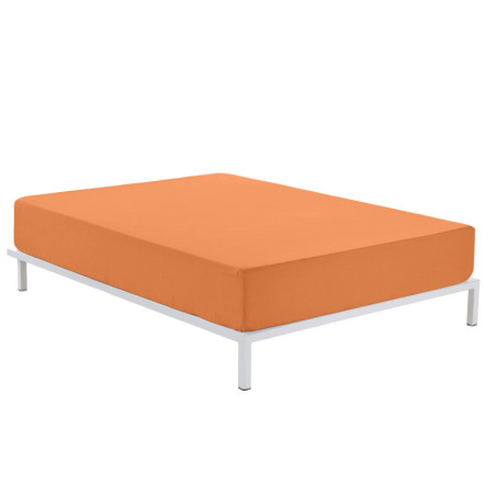 Fitted sheet Alexandra House Living Orange 135/140 x 200 cm