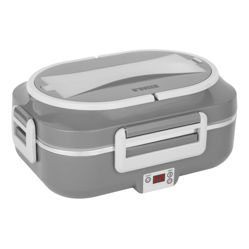 Electric Lunch Box N'oveen LB640 Dark grey Stainless steel 24 x 11 x 18,5 cm