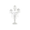 Candle Holder DKD Home Decor White Acrylic Metal 41 x 41 x 56,5 cm