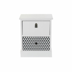 Chest of drawers DKD Home Decor Grey White Paolownia wood (36 x 25 x 44,5 cm)