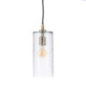 Ceiling Light 12 x 12 x 32 cm Crystal Metal