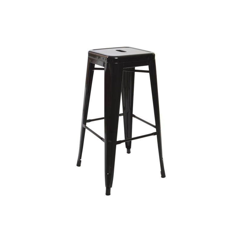 Stool DKD Home Decor 43 x 43 x 76 cm Black Metal