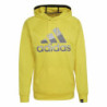 Men’s Hoodie Adidas  Game and Go Big Logo Yellow