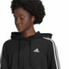 Women’s Hoodie Adidas Essentials 3 Stripes Black