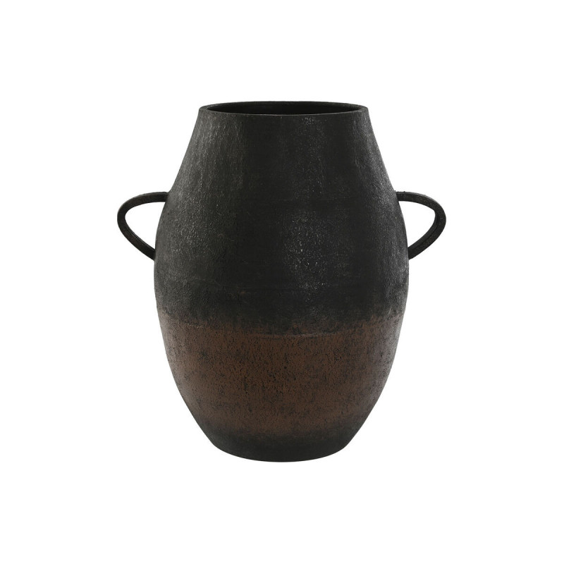 Vase Home ESPRIT Brown Black Metal Vintage 40 x 31,5 x 42,5 cm