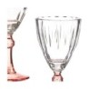 Wine glass Exotic Crystal Salmon 6 Units (275 ml)