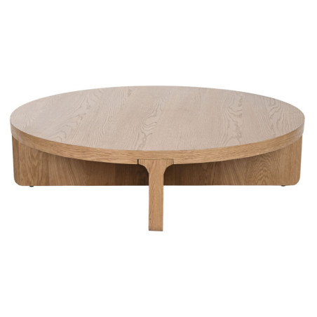 Centre Table Home ESPRIT Natural oak wood 121 x 121 x 32 cm