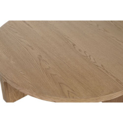 Centre Table Home ESPRIT Natural oak wood 121 x 121 x 32 cm