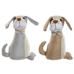 Door stop Home ESPRIT Sand 23 x 12 x 26 cm Dog (2 Units)