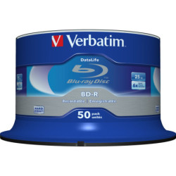 Blu-Ray BD-R Verbatim Datalife 50 Units 25 GB 6x