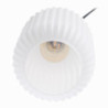 Ceiling Light Crystal Natural Metal White 14 x 14 x 32 cm