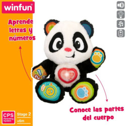 Baby toy Winfun Panda bear 27 x 33 x 14 cm (4 Units)