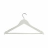 Set of Clothes Hangers White Wood 44 x 23,5 x 1,2 cm (24 Units)