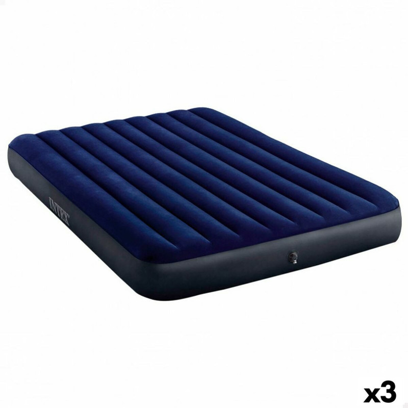 Air Bed Intex CLASSIC DOWNY 203 x 25 x 152 cm (3 Units)