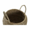 Decorative basket DKD Home Decor Natural Seagrass Boho 40 x 40 x 30 cm