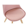 Chair Home ESPRIT Pink Natural 48 x 55 x 82 cm