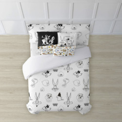 Nordic cover Looney Tunes Looney B&W 180 x 220 cm