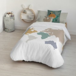 Nordic cover Kids&Cotton Maui BIg White 180 x 240 cm