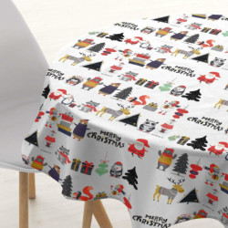 Tablecloth Belum Noel White