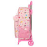 School Rucksack with Wheels Disney Princess Summer adventures Pink 33 x 42 x 14 cm