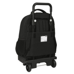 School Rucksack with Wheels BlackFit8 Zone Black 33 X 45 X 22 cm