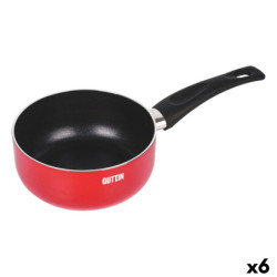 Saucepan Quttin Infinity Red 16,3 x 32,5 x 7,5 cm (6 Units)