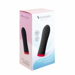 Bullet Vibrator S Pleasures Black (8,5 x 2,5 cm)