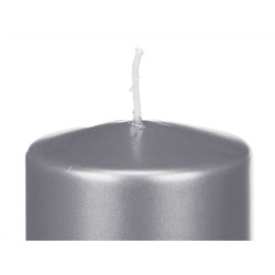 Candle Silver 9 x 15 x 9 cm (12 Units)