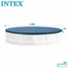 Swimming Pool Cover Intex 28030 METAL FRAME 305 x 25 x 305 cm