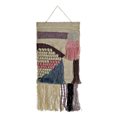 Hanging decoration DKD Home Decor Jute Cotton (45 x 2 x 115 cm)