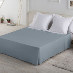 Top sheet Alexandra House Living Steel Steel Grey 190 x 275 cm