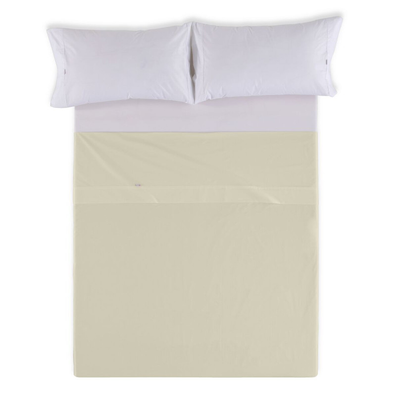 Top sheet Alexandra House Living Beige 190 x 275 cm