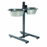 Dog Feeder Trixie 24922 Double 2,8 L Ø 24 cm Stainless steel