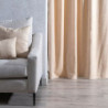 Curtain Beige Polyester 140 x 260 cm