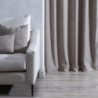 Curtain Polyester Taupe 140 x 260 cm