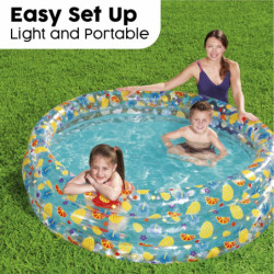 Inflatable Paddling Pool for Children Bestway Tropical 170 x 53 cm