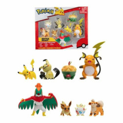 Action Figures Bandai Pokémon Set 8 Pieces