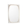 Wall mirror Brown champagne Crystal Polyskin 43 x 65 x 3 cm (4 Units)