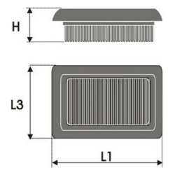 Air filter Green Filters P950409