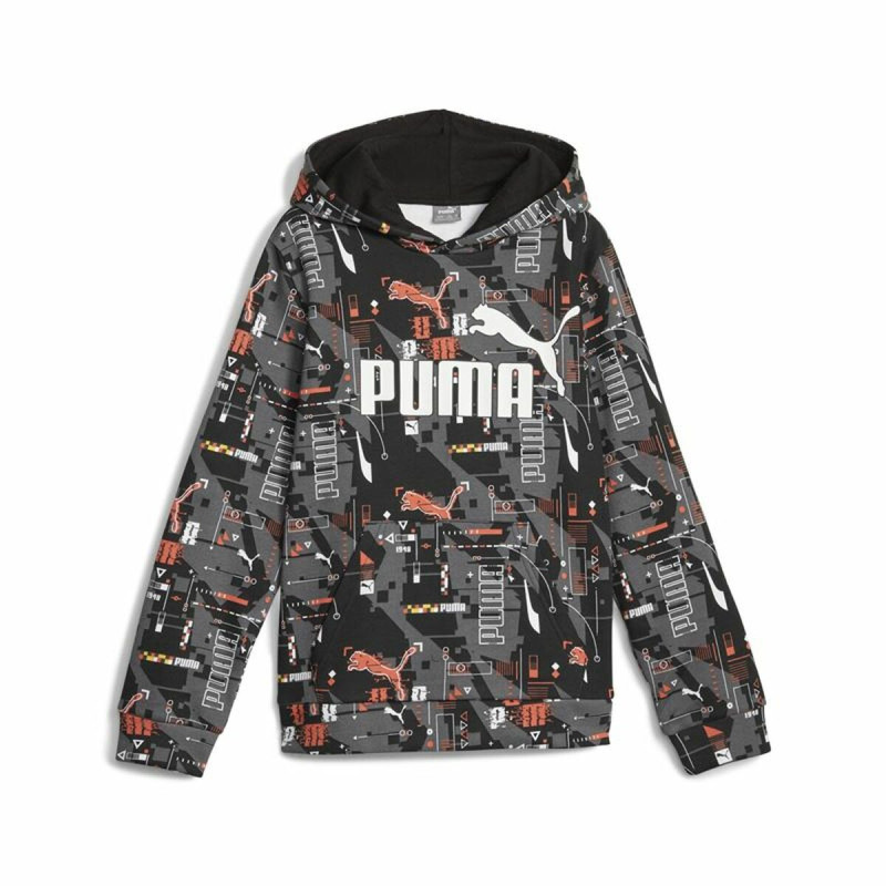 Children’s Hoodie Puma  Ess+ Futureverse Aop Black